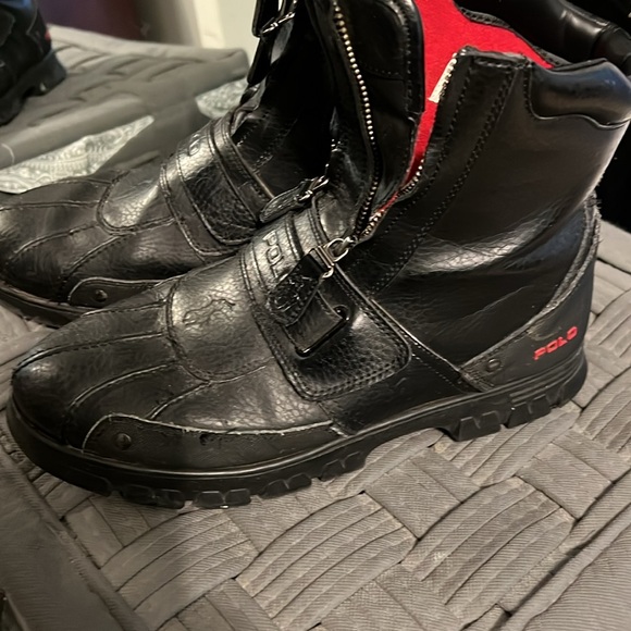 Polo by Ralph Lauren, leather boots men’s very cool - Picture 2 of 4